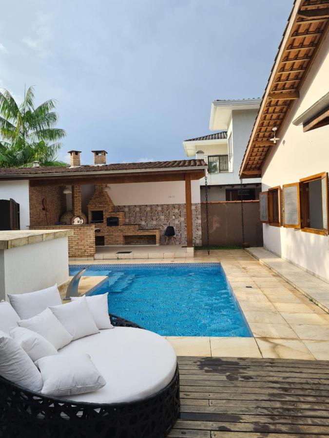 Linda Casa Em Ubatuba Condominio Fechado Kültér fotó